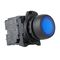 Sprecher and Schuh D7 Pushbutton 22.5 mm Complete PLT MOM Flush Blue Lens Cap Illuminated 24V 1NO