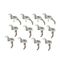 NHP DIN-T LOCKDIN MCBS and DSRCBH Right Hand 6.5mm 12 Pack