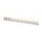 NHP MOD6 Miniature Circuit Breaker Busbar Comb 55 Way 1PN Pin 80A End Feed 100A Centre Feed