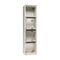 NHP ISO Back Box/Base, 4 Gang (1 x 4) - Inline 63mm depth, Grey
