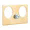 NHP ISO Brass Earthing Plate for SWA Glands, suits 1-3 gang Standard D63mm Base