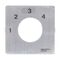 Sprecher and Schuh L2 Cam Switch Ll2A4 Legend Plate 48 x 48mm 1 2 3 4