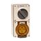 NHP ISO Switched Socket Outlet, 4 Round Pins 10A 500V AC, with Base, RW