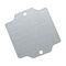 Fibox Euronord Mounting Plate Steel W64 x H69mm suits P080806