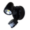 Single Spotlight with Sensor- Black