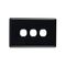 SW3PL/BLK - 3 Gang Less Mech Black