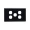 SW5PL/BLK - 5 Gang Less Mech Black