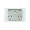 GPO2X/DS - Double  GPO 10 Amp Extra Switch White on Silver