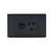 N/GPO1/BLK - Single 10 Amp Black