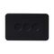 PIXIE AMBIENCE WALL & FACE PLATES - SEMI GLOSS BLACK  FACE PLATE ONLY