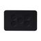 PIXIE AMBIENCE WALL & FACE PLATES - SEMI GLOSS BLACK  FACE PLATE ONLY