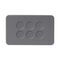 PIXIE AMBIENCE WALL & FACE PLATES - SEMI GLOSS GREY  FACE PLATE ONLY