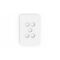 PIXIE AMBIENCE WALL & FACE PLATES - MATT WHITE  FACE PLATE ONLY