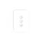 PIXIE AMBIENCE WALL & FACE PLATES - GLOSS WHITE  FACE PLATE ONLY