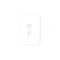 PIXIE AMBIENCE WALL & FACE PLATES - GLOSS WHITE  FACE PLATE ONLY