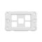 PIXIE AMBIENCE WALL & FACE PLATES - WHITE - WALL PLATE ONLY