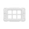 PIXIE AMBIENCE WALL & FACE PLATES - WHITE - WALL PLATE ONLY