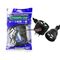 ULTRACHARGE 5M BLACK EXTENSION LEAD WITH PIGGY BACK PLUG