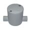 Junction Box Deep 2 Way Entry PVC 20mm Grey