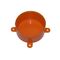 Disposable Lid with Lugs for Junction Boxes Orange