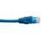 Cabac 0.5 Metre 4 Pair PVC Unshielded RJ45 - RJ45 Cat6 Blue Patch Lead