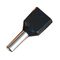 Twin Pre-Ins 2X1.5mm2 Black Halogen Free