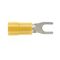 Forked Spade 3mm Yellow