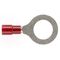 PRE-INSULATED RING TERMINAL (0.5-1.6MM CABLE) RED 10MM STUD DOUBLE GRIP