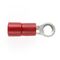 PRE-INSULATED RING TERMINAL (0.5-1.6MM CABLE) RED 3MM STUD