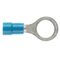 PRE-INSULATED RING TERMINAL (1.0-2.6MM CABLE) BLUE 8MM STUD DOUBLE GRIP