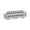 9 Way Terminal Block | 100A Max | Brass & Zinc-Plated | Rail Mount by Legrand