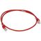 Cat6A U/UTP RJ45 Patch Cord 1m | High-Speed Data | Red by Legrand