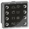 Lighting Control Switch 8 Push-Buttons | 2 Modules | BUS/SCS Compatible by Legrand