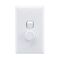 Rotary Dimmer Switch 250VA | 2 Wire Trailing Edge | White Finish by Legrand