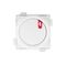 Push Button Dimmer 350VA | Matt White | Smooth Control by Legrand