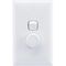 Rotary Dimmer Switch 250VA | 2 Wire Trailing Edge | White Finish by Legrand