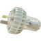 Three pin plug 10A 3 flat pins