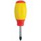 Stubby Phillips P2 Screwdriver | Ergonomic Grip | Durable Steel | Compact Design by Majortech