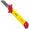 Electrical Insulated Stripping Knife | 50mm Stainless Steel Blade | 1000V AC/1500V DC Insulation | Safety Handle by Majortech
