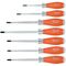 Slimline Insulated Screwdriver Set | 1000V AC & 1500V DC | Magnetic Tips & Soft Comfi-Grip | 7-Piece by Majortech