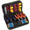 Basic Electronic Service Kit | 8 Piece Precision Screwdriver Set | Utility Knife & Pliers | by Majortech