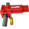 Ball Valve Lockout Device | Durable Polypropylene | Fits 38-63mm Pipes | High Visibility Red by Cirlock