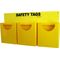 Swing Frame A Frame Stand | 3 Compartments | Heavy Duty HDPE | Yellow by Cirlock