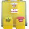 Swing Frame A Frame Stand | Heavy Duty HDPE | 5 Compartments | Yellow by Cirlock
