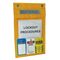 Padlock Lockout Station | Durable High-Impact Plastic | Wall Mountable | Safety Yellow by Cirlock