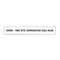 Fibre Optic Underground Warning Tape | 100mm Width | 500m Length | High Visibility by Tradepro Australia Pty Ltd
