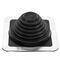Roof Flashing Square Base 6-146mm | Durable Metal Design | Weatherproof Grey Finish by Tradepro Australia Pty Ltd