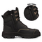 150mm Black Zip Sided Boot | Steel Toe Cap | Water Resistant Leather | Quick Release Zipper | by Oliver