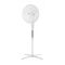 40cm White Pedestal Fan | 50 Watts Power | Adjustable Height | 3 Speed Settings by GAF