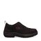 Black Slip On Sports Shoe | Water Resistant Nubuck Leather | Steel Toe Cap | Slip Resistant Sole by Oliver